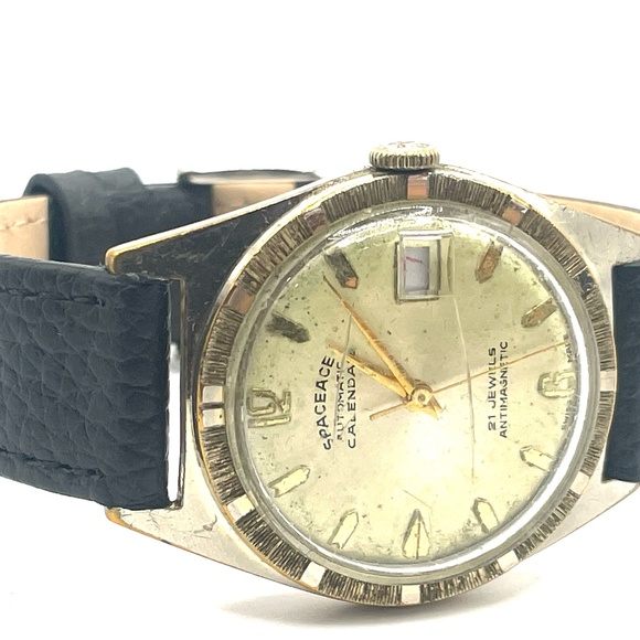 Vintage Rare 1960's SpaceAce Automatic Calendar Mechanical Watch - Picture 2 of 5